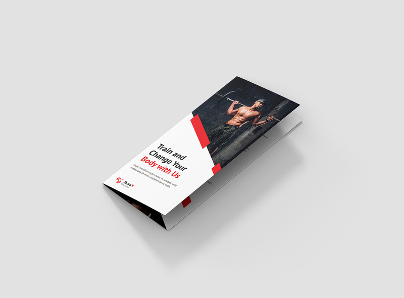 Brožura Fitness Gym Center Tri-Fold - Features Image 1