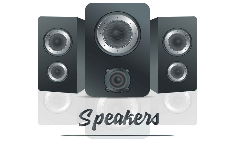 Sound Box With Speaker Vector - Features Image 1
