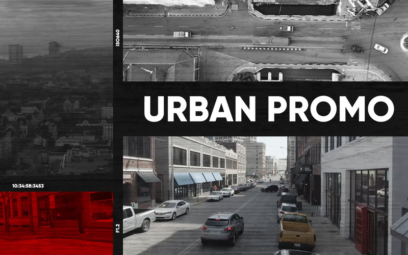Multiframe Urban Glitch Media Opener Premiere Pro Template - Features Image 1