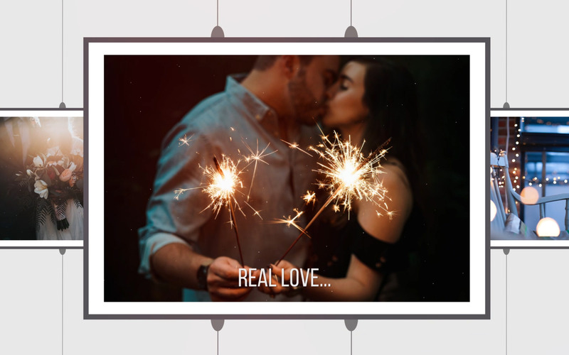Memórias de casamento. Limpe a apresentação de slides romântica. Modelo Premiere Pro - Features Image 1