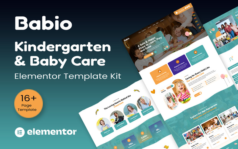 Babio - 幼儿园及儿童保育 Elementor 模板套件 - Features Image 1