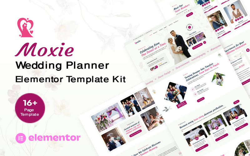 Moxie - Wedding & Wedding Planner Elementor Kit - Features Image 1
