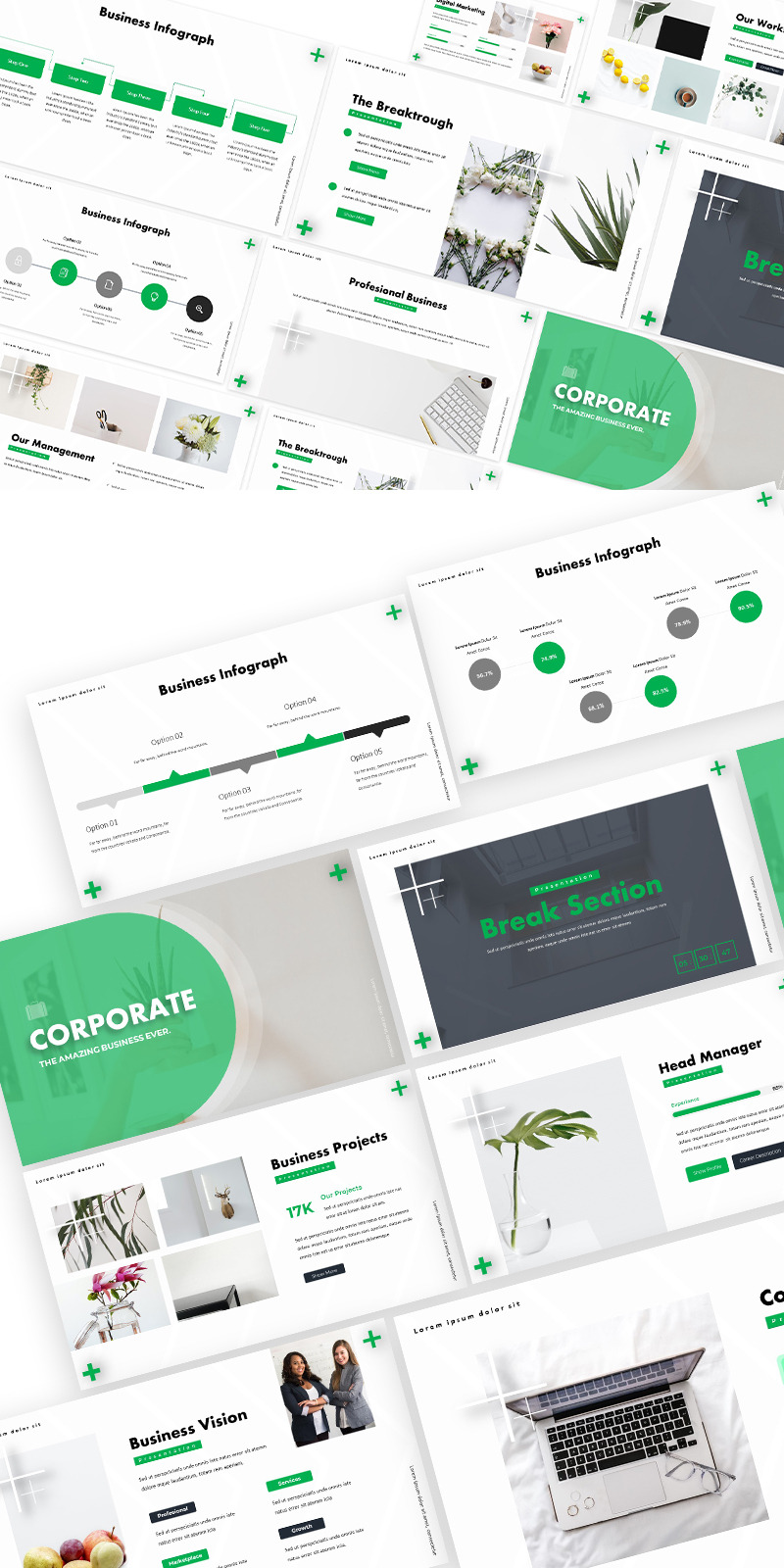 Corporate Business Company Powerpoint Template - Features Image 1