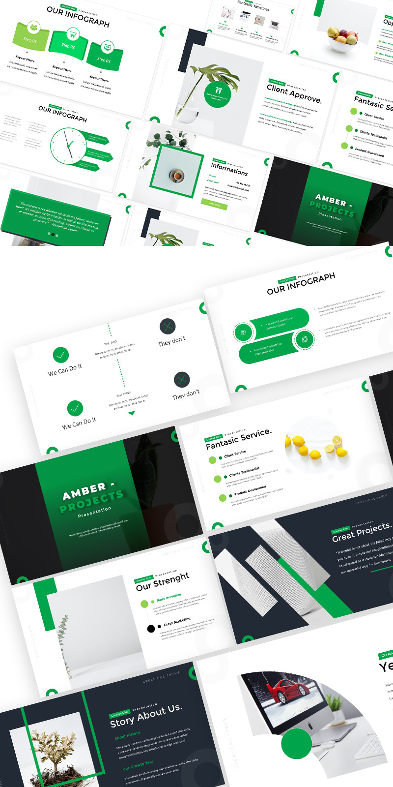 Amber Project Powerpoint Template - Features Image 1