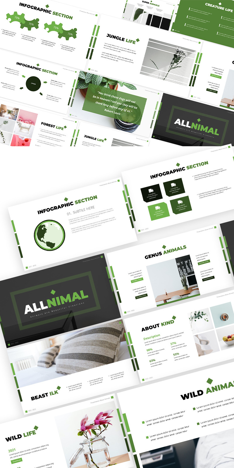 Animals Google Slides Template - Features Image 1