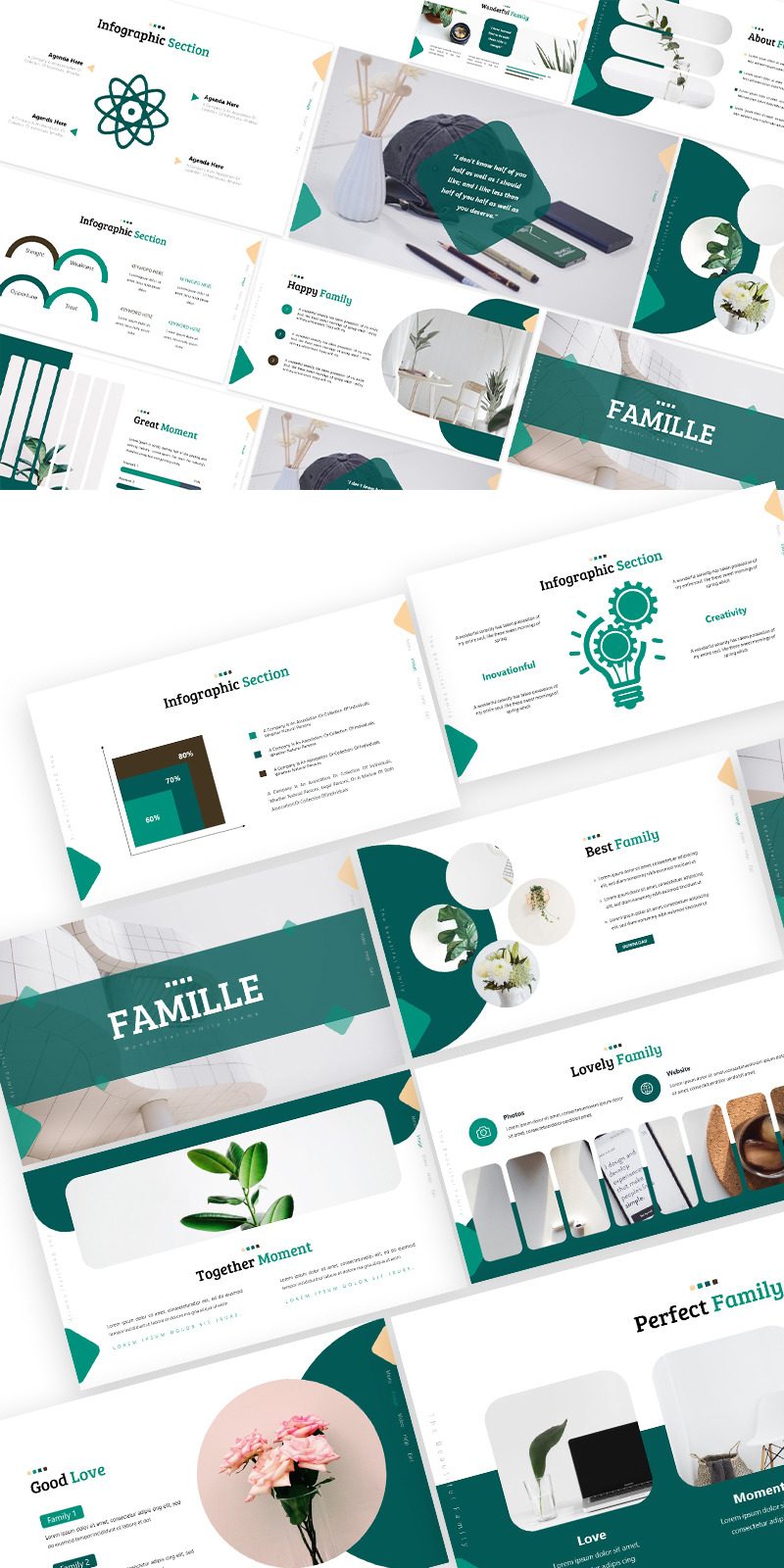 Famille Wonderful Family Theme Google Slides Template - Features Image 1