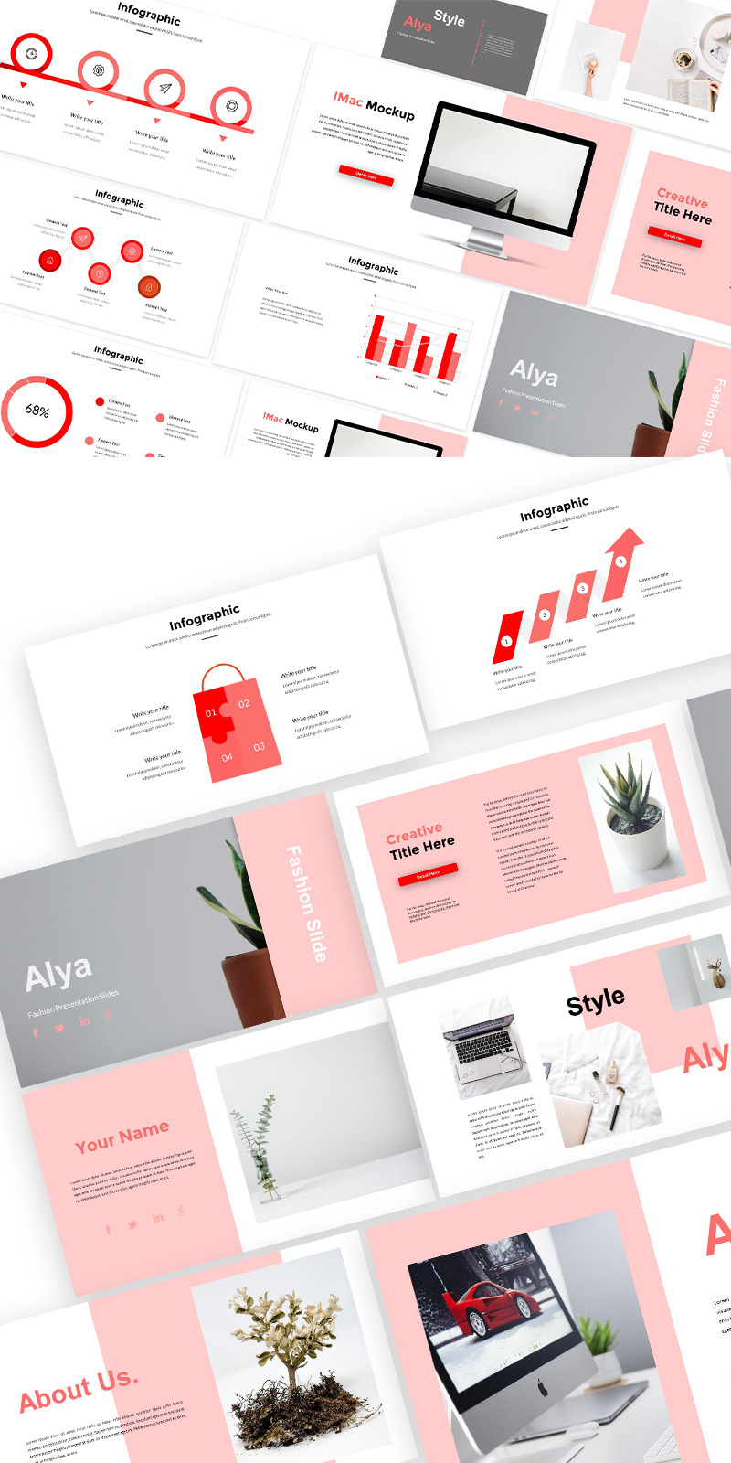 Alya Fashion Powerpoint Template - Features Image 1