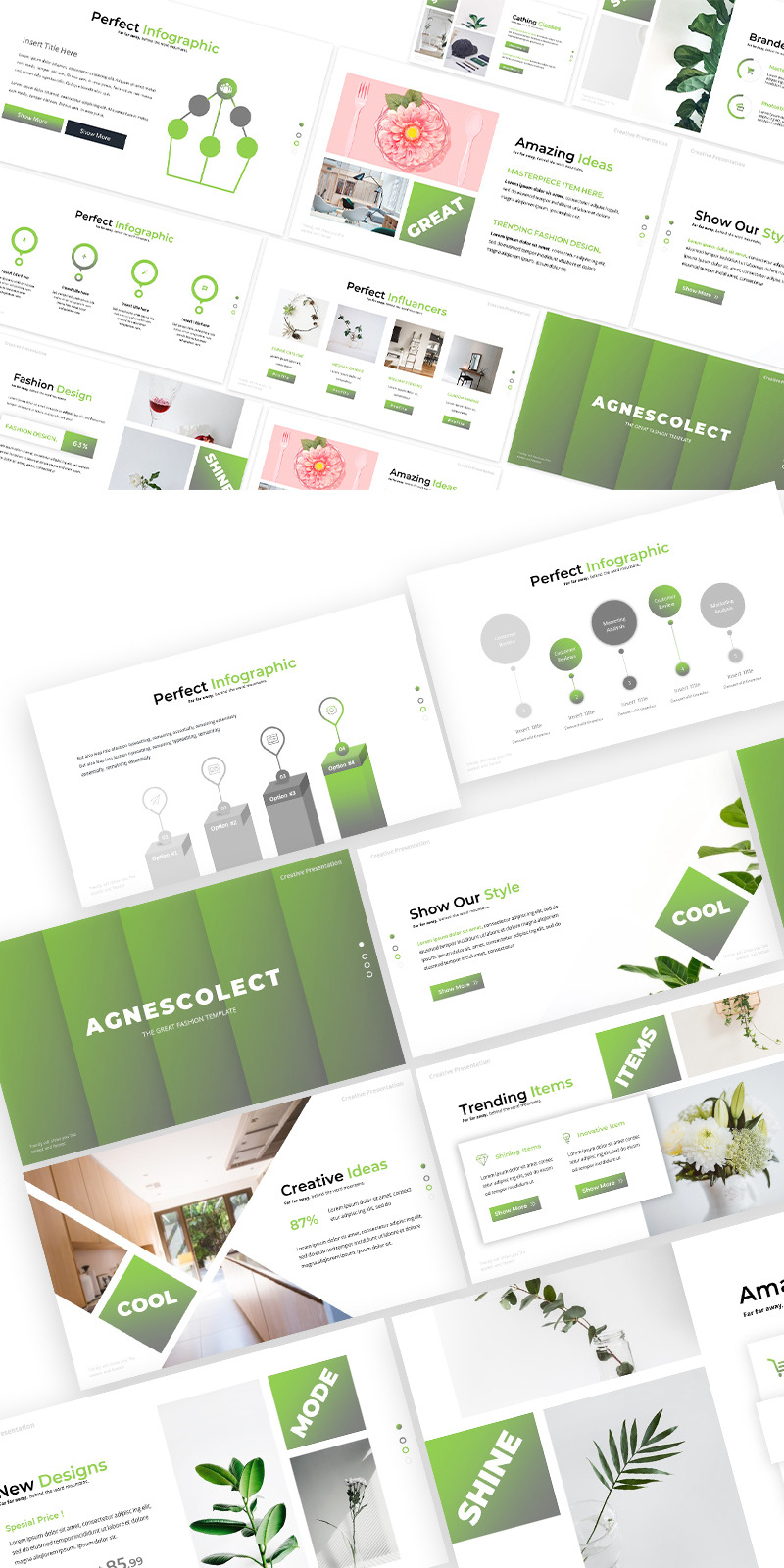 Agnescollect Fashion Powerpoint Template - Features Image 1