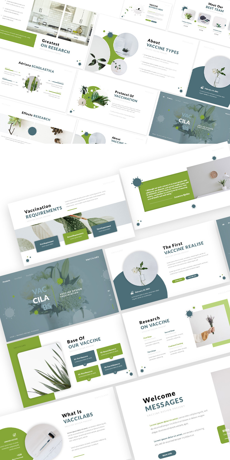Modello di Presentazioni Google di Vaccilabs - Caratteristiche Immagine 1