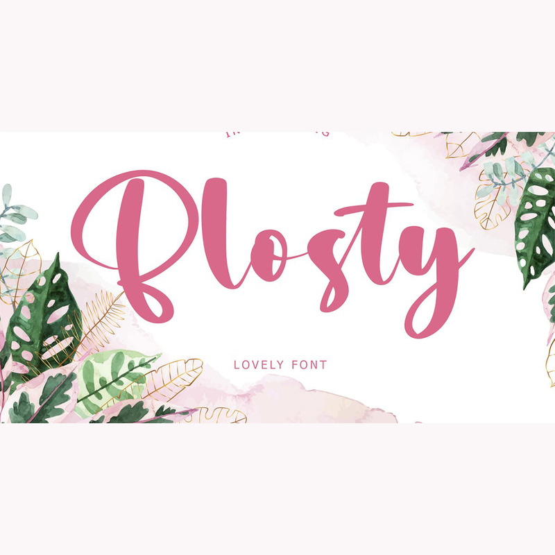 Blosty Lovely Font Display - Features Image 1