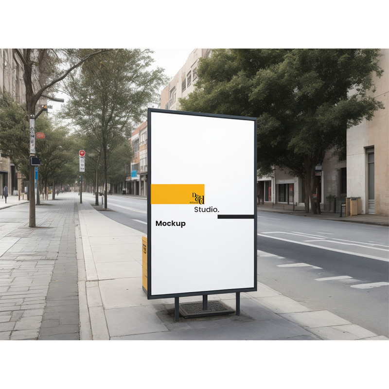 Straataffiche leeg mockup 13 - Features Image 1