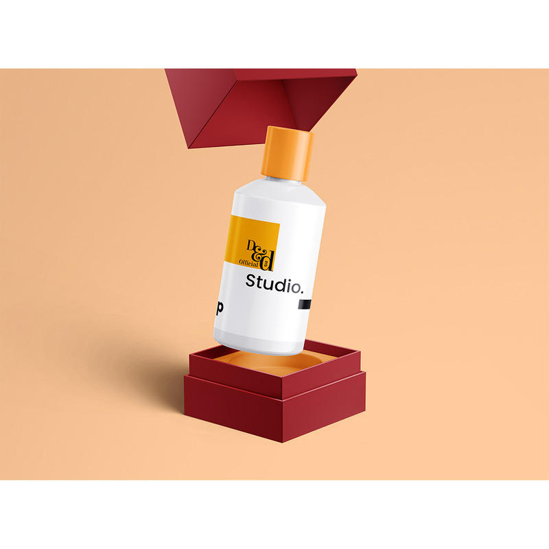 Bottle Drink Mockup - Bottle Drink Mockup #02 - Features Image 1