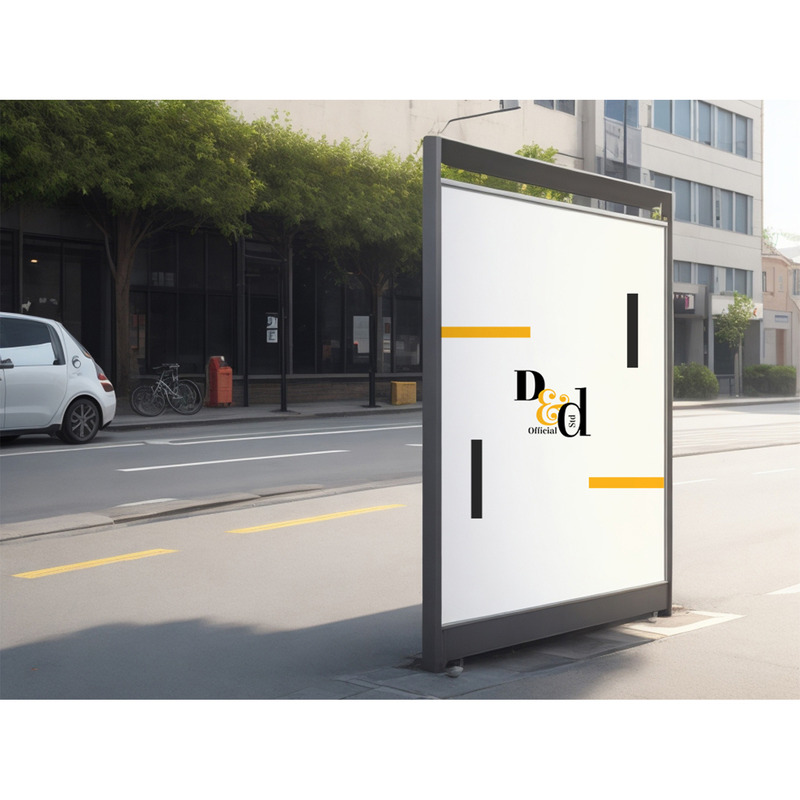 Mockup vuoto n. 01 del poster di strada - Caratteristiche Immagine 1