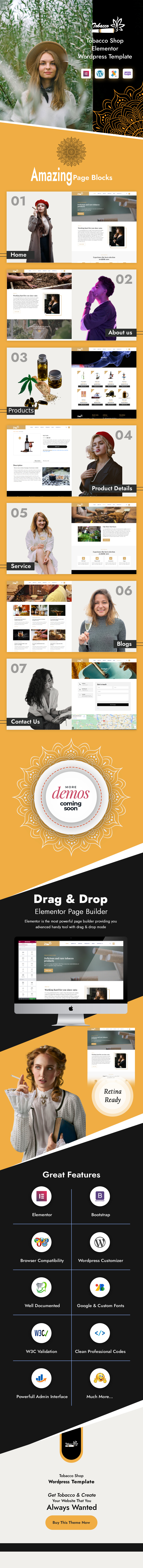 Tobacco - Smoking & Cannabis WordPress Theme - Features Image 1