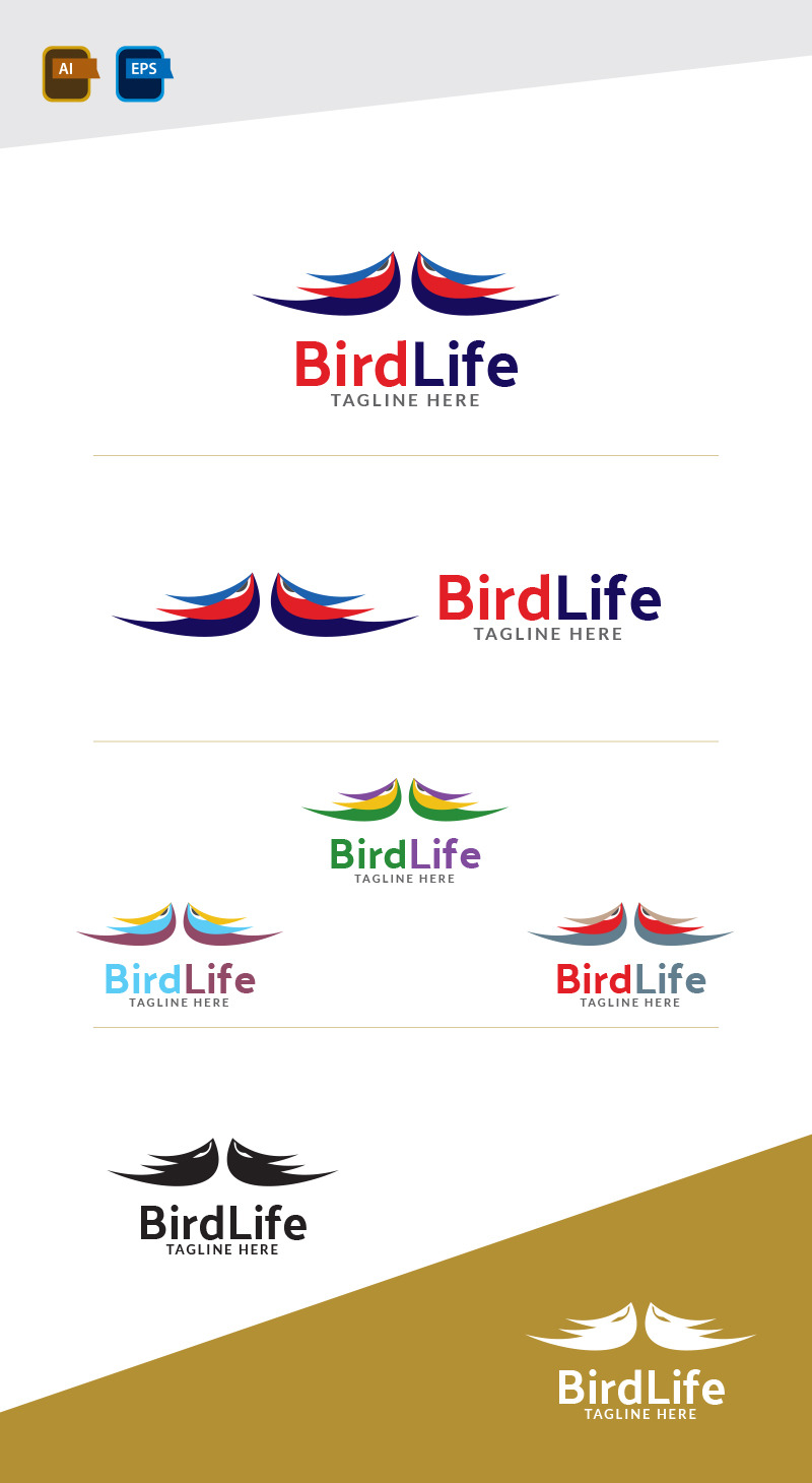 Bird Life Logo Design Template - Features Image 1
