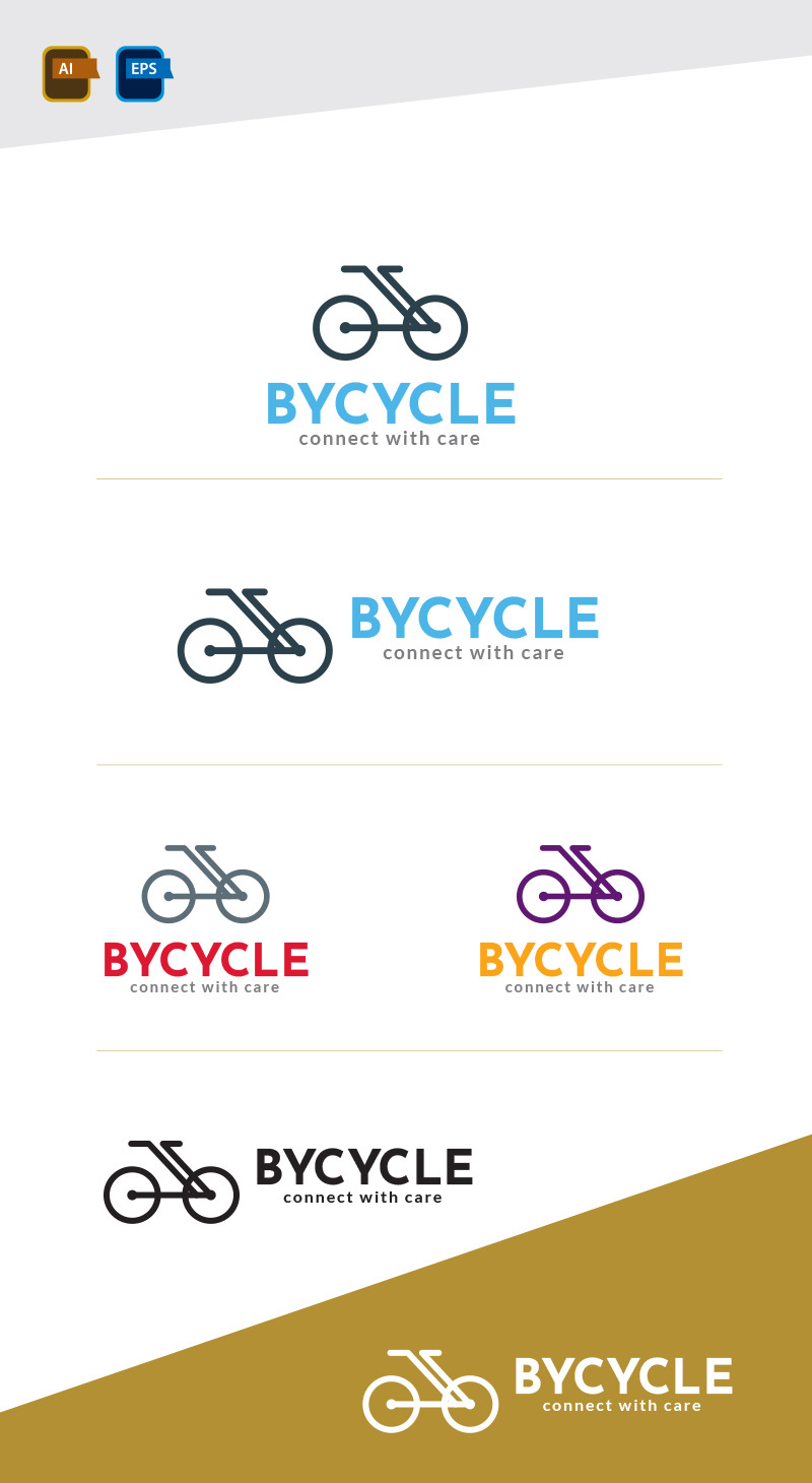 BYCYCLE Logo Design Template - Features Image 1