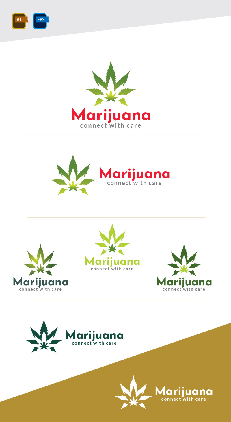 Marijuana Logo Design Template - Features Image 1