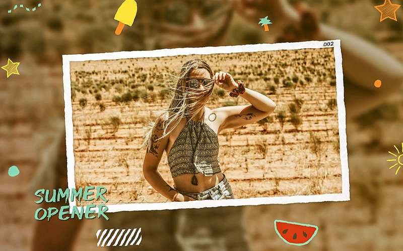Apertura introduttiva Summer Dynamic Fun - Premiere Pro - Caratteristiche Immagine 1