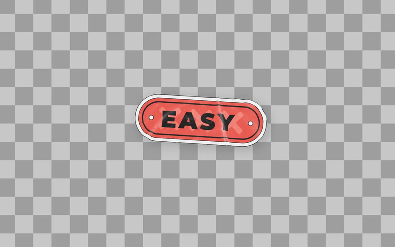 Geanimeerde, eenvoudige badge-sticker - MOGRT - Features Image 1