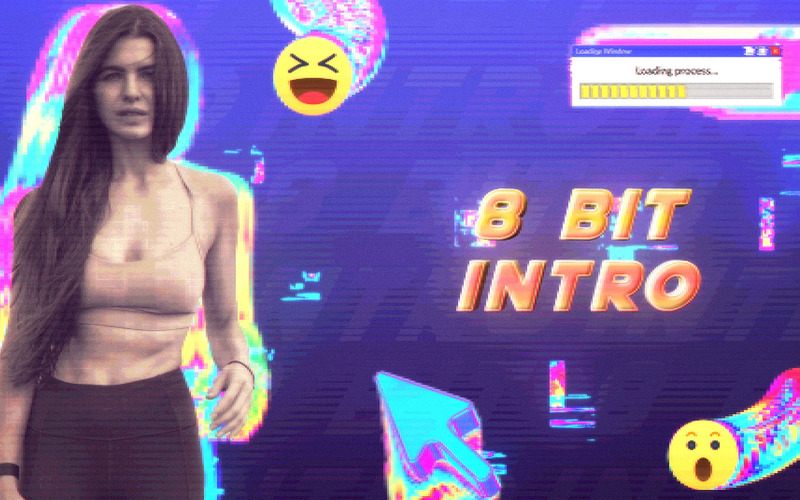 Cyber Arcade Logo Intro - MOGRT - Features Image 1