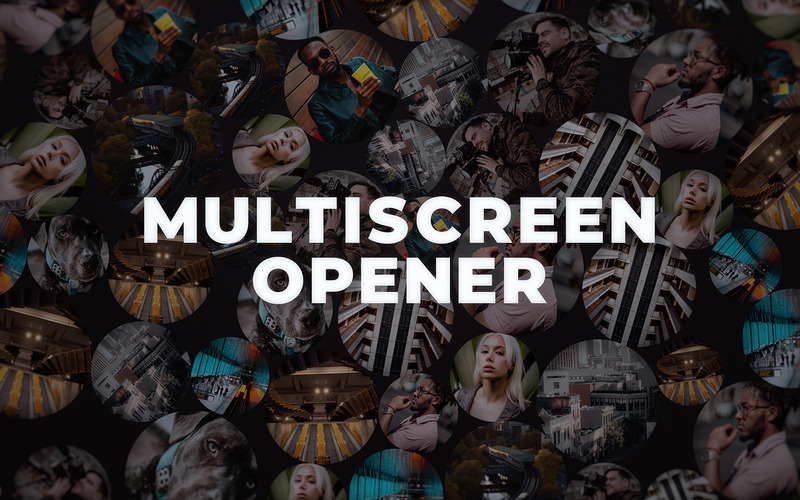 Creative Multi Screen Opener - Premiere Pro - Features Image 1