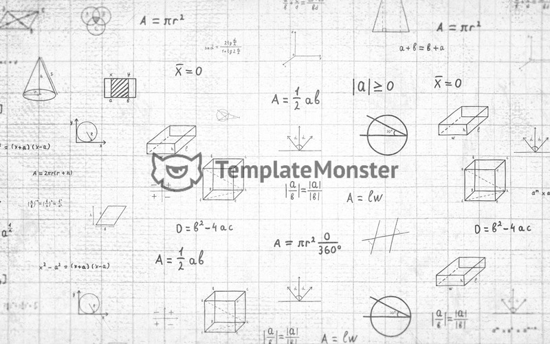 Formule matematiche su bianco 3 - Caratteristiche Immagine 1