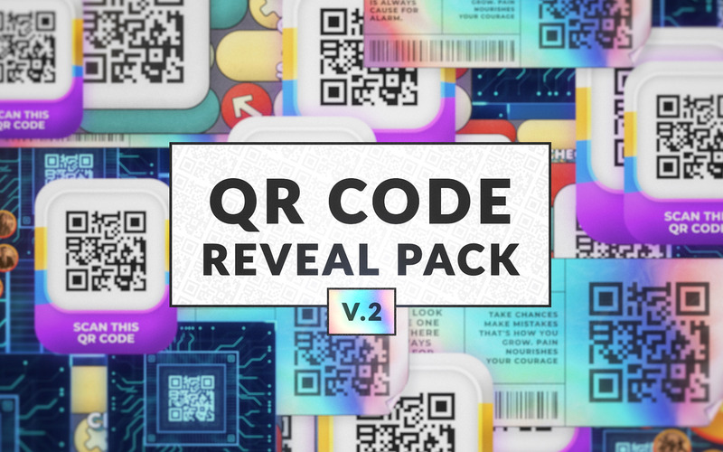 QR Code Reveal Pack 2 - MOGRT - Features Image 1