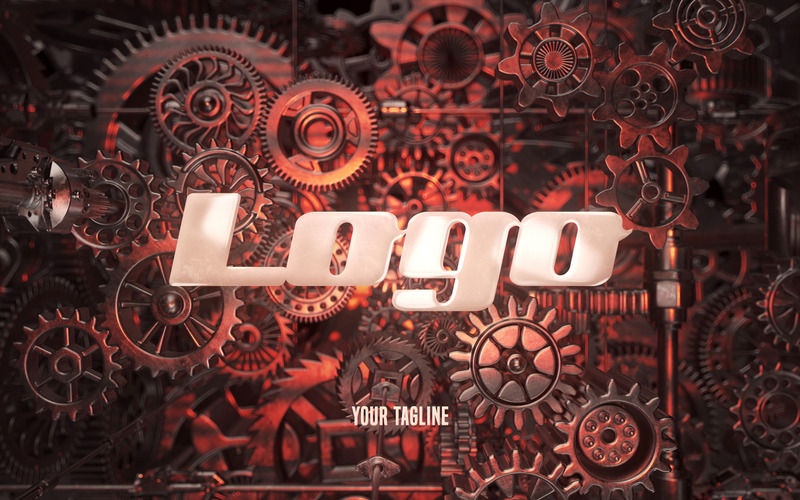 Industrial 3D Metal Logo Intro - Premiere Pro - Features Image 1