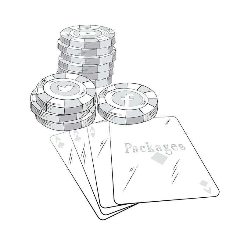 5 elementów ilustracji Media społecznościowe - Obraz funkcji 1