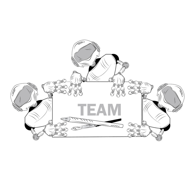 Sześć ilustracji brandingu przedmiotu - Obraz funkcji 1