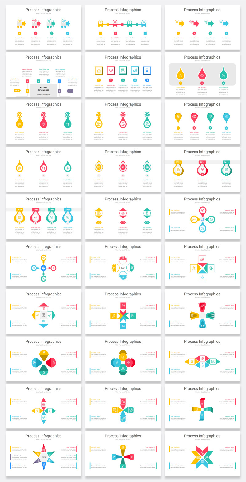 Process Infographics PowerPoint template - Features Image 2
