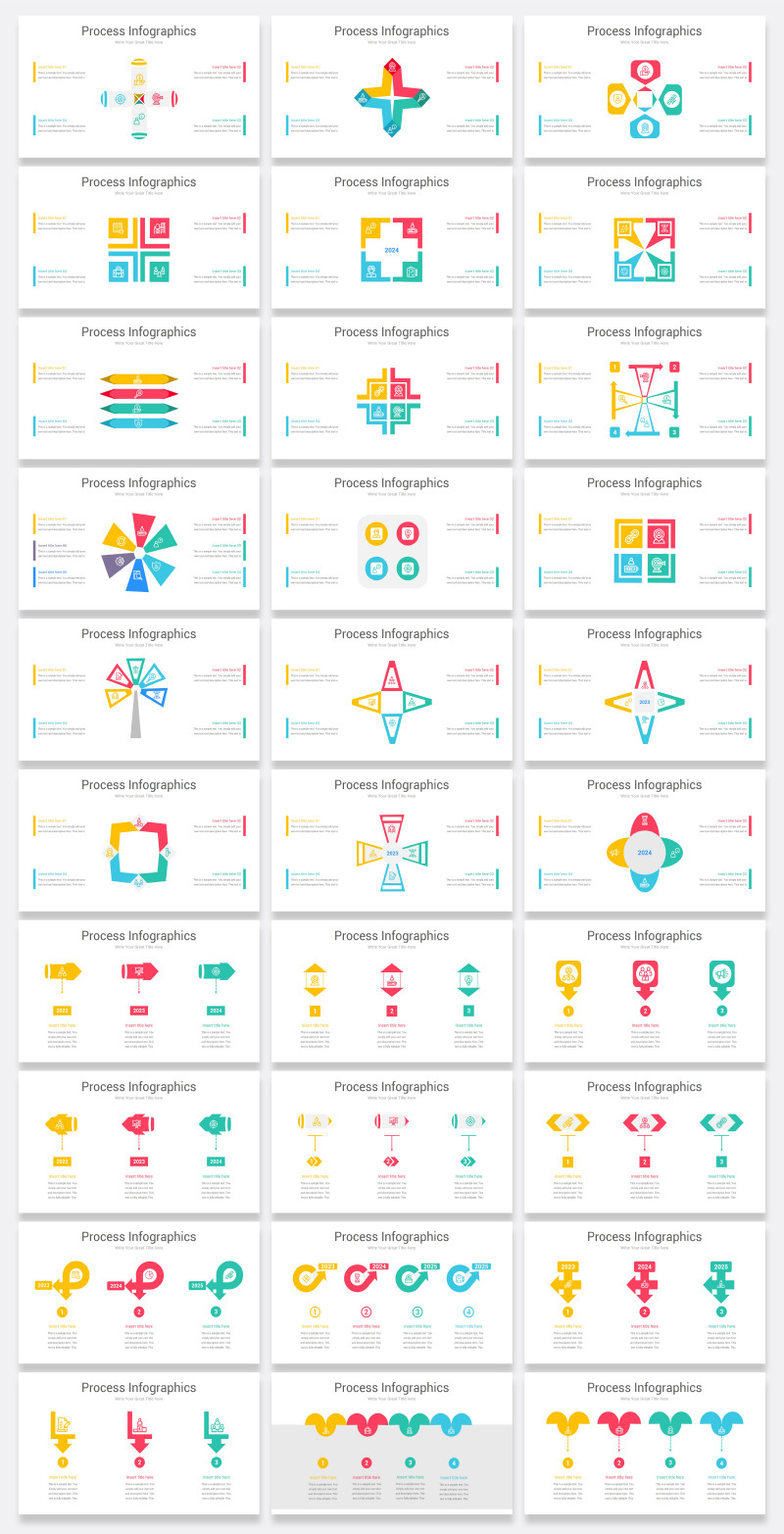 Process Infographics Powerpoint Template Templatemonster