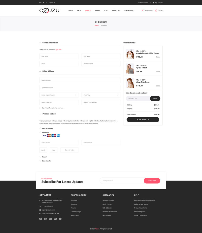 Szablon PSD Azuzu eCommerce - Obraz funkcji 8