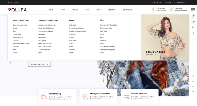 Volupa e-handel PSD-mall - Features Image 18