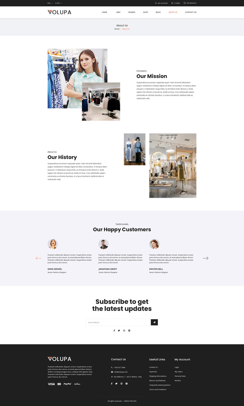 Volupa e-handel PSD-mall - Features Image 14