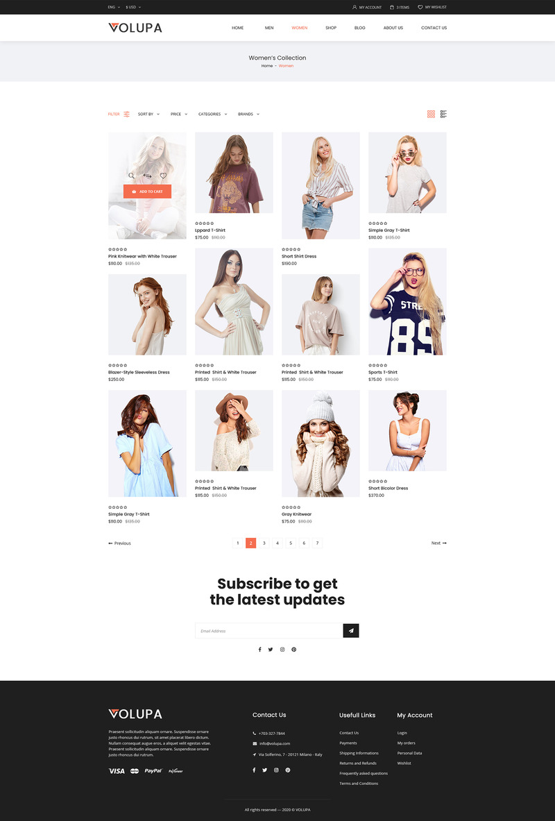 Volupa e-handel PSD-mall - Features Image 4