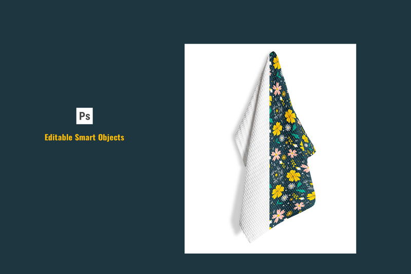 Hanging Waffle Towel Mockup - Features Image 2
