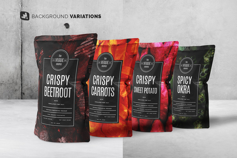 Doypack Snacks Packaging Mockup - Features Image 4