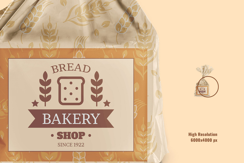 Sandwich Bread Packaging Mockup - Features Image 4