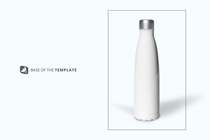 Steel Thermos Bottle Mockup - Features Image 9