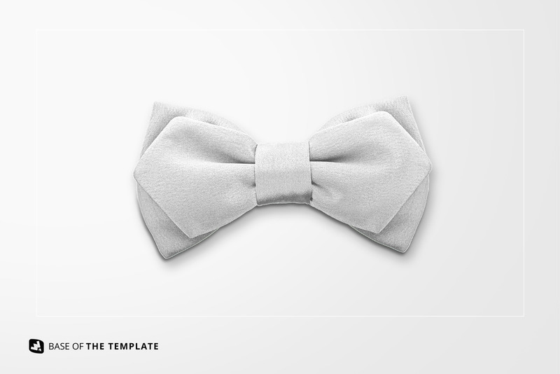 Top View Two Ply Bow Tie Mockup - Features Image 9