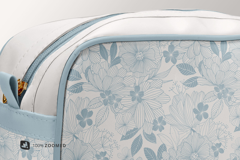 Front View Travel Makeup Bag Mockup - Features Image 6