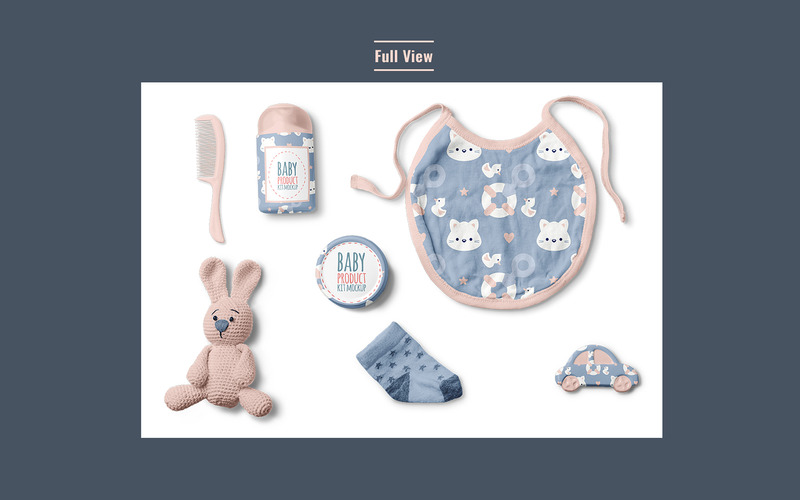 Topview Bebek Seti Mockup Seti - Features Image 3