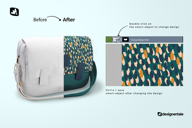 Leather Messenger Bag Mockup 274300 TemplateMonster