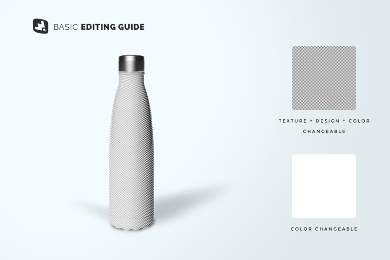 Steel Thermos Bottle Mockup - Features Image 8