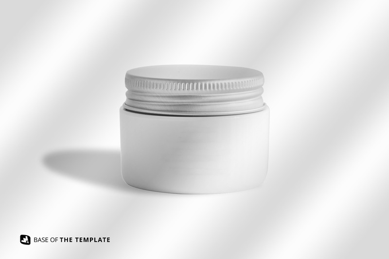 Mockup di imballaggio in barattolo cosmetico in vetro - Caratteristiche Immagine 7