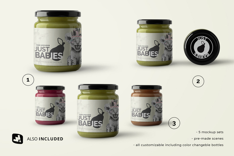 Organik Bebek Maması Paketleme Mockup - Features Image 3
