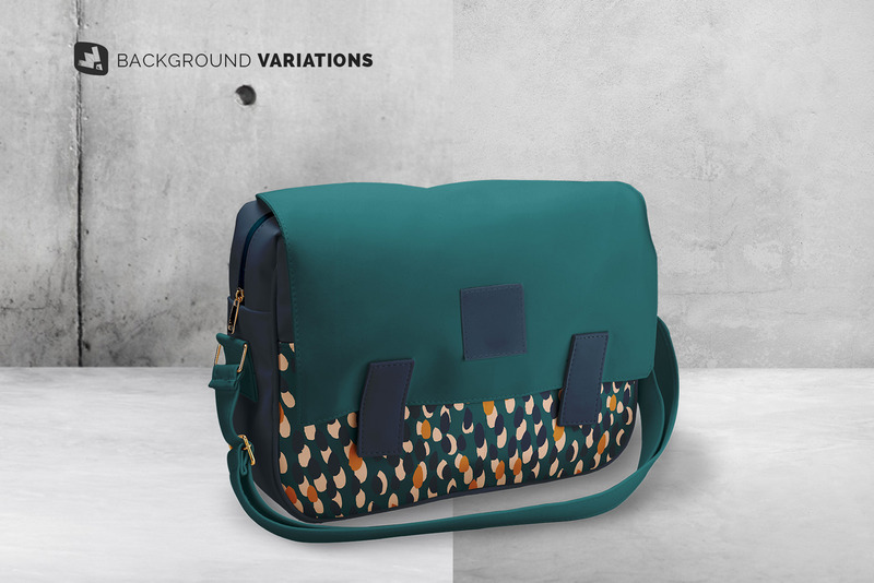 Leather Messenger Bag Mockup 274300 TemplateMonster