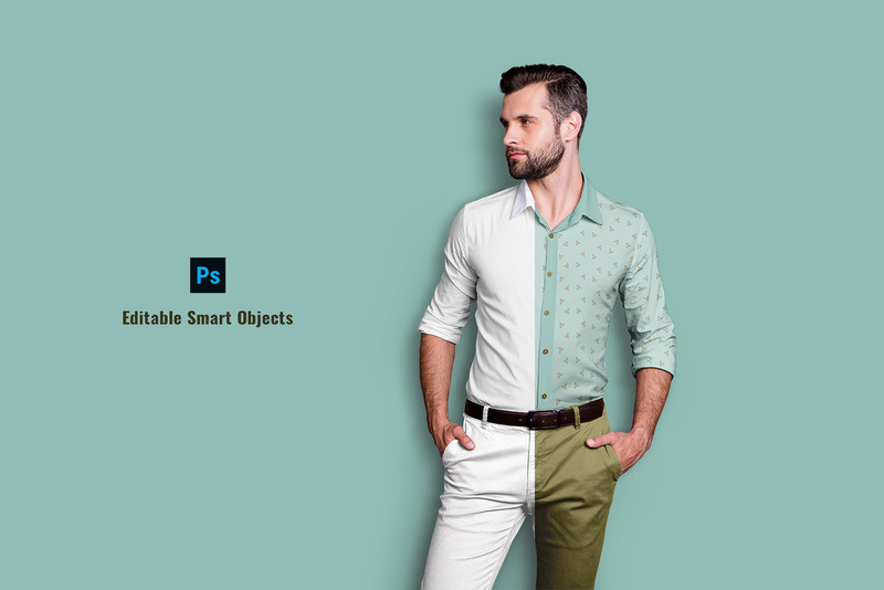 Men’s Formal Outfit Mockup - Features Image 2