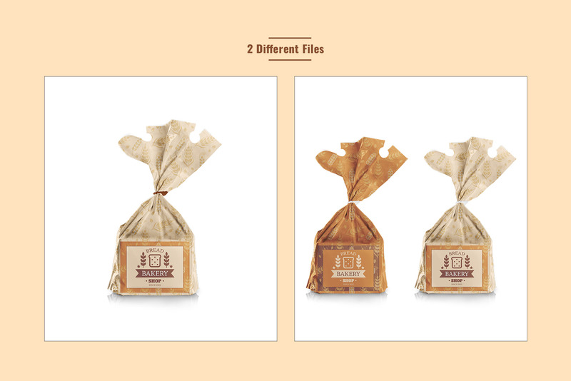 Sandwich Bread Packaging Mockup - Features Image 3